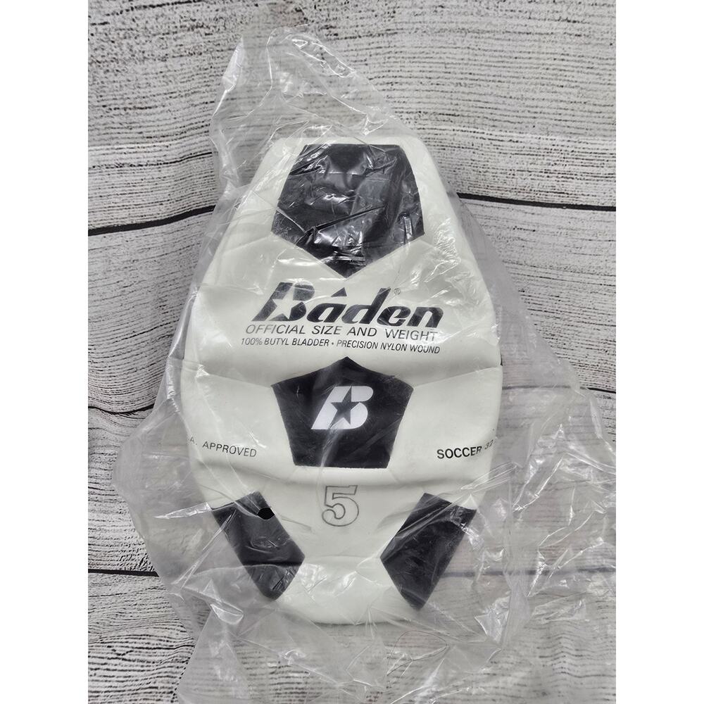 Baden Official Soccer Ball Size 5 Vintage 100% Butyl Bladder